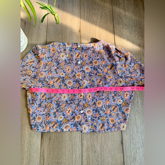 Forever 21 crop blouse top - Picture 9 of 10